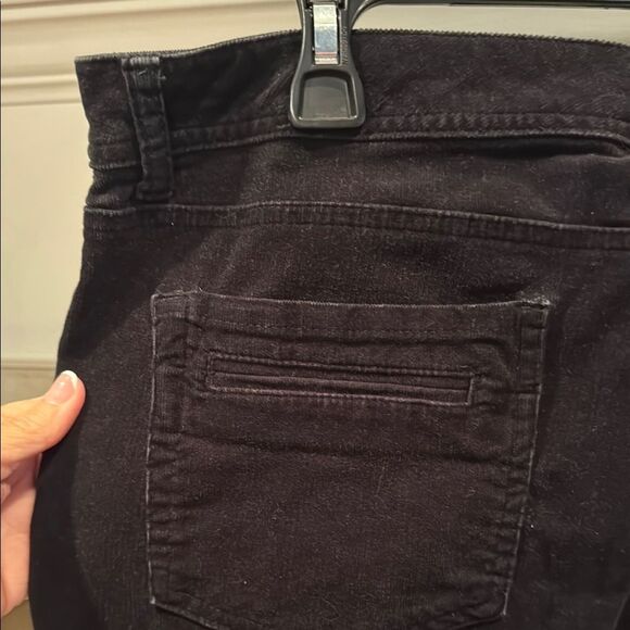 Chico's Classic Black Corduroy Pants size 16 short - Picture 3 of 7